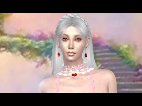 sims4 premium cc download gray-haired female Arwen Melconian by Bonita100 Cas Video Preview