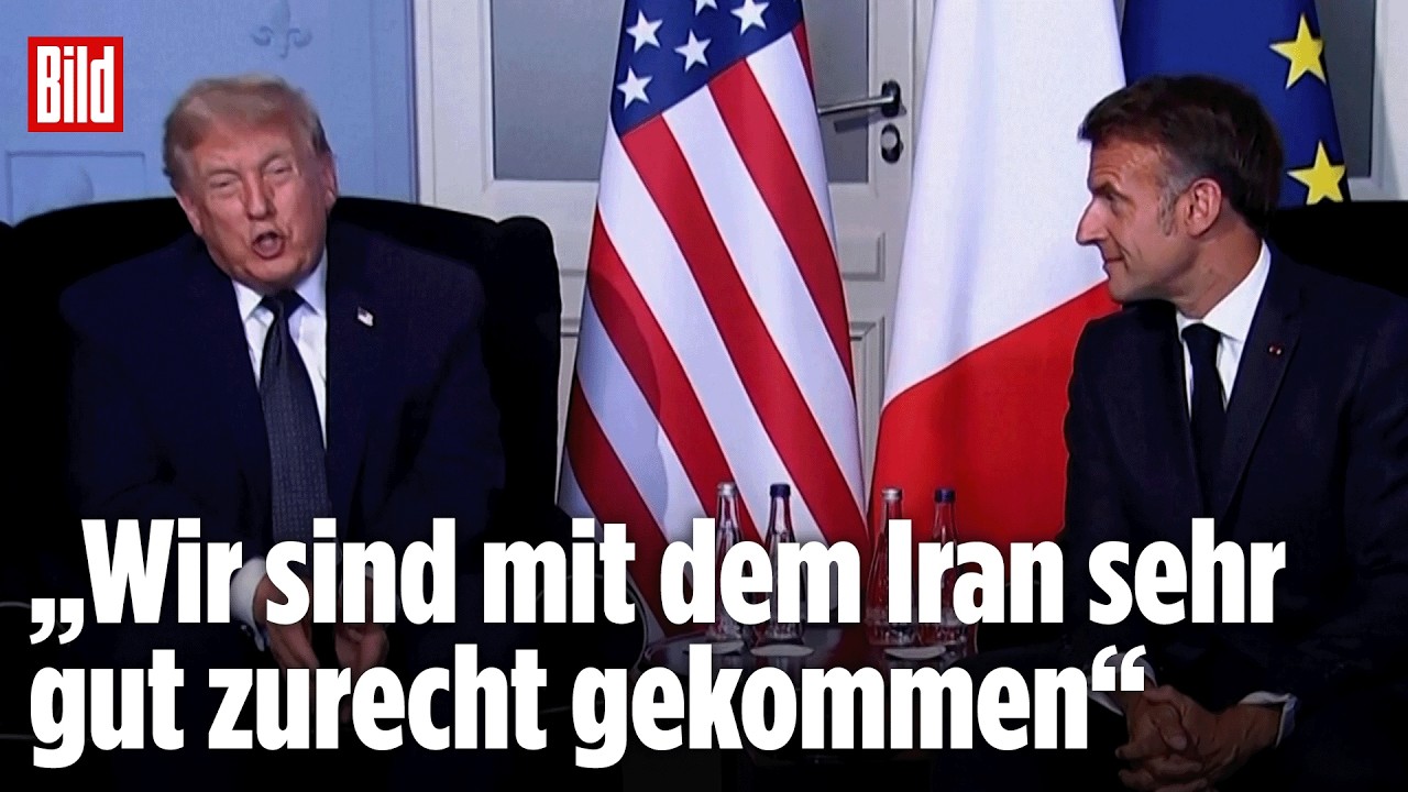 TRUMP FEIERT IRAN-DEAL: Beim G7-Gipfel äußert sich US-Präsident erstmals zur Einigung mit dem Iran