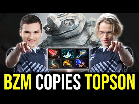 OG.bzm copying the UNBEATABLE build of TOPSON's TINY DOTA 2