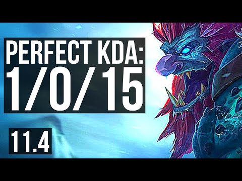 TRUNDLE & Xayah vs KARMA & Ezreal (SUPPORT) | 1/0/15 | BR Master | v11.4