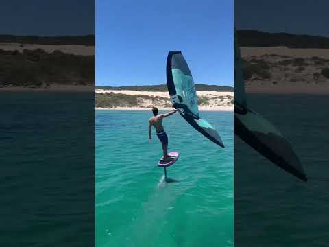 Flying over water - Wing foiling in paradise! 😍