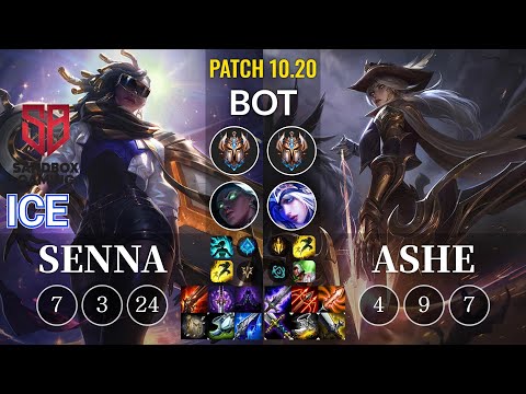 SB Ice Senna vs Ashe Bot - KR Patch 10.20