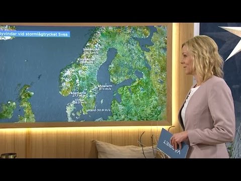 Fortsatt starka vindar i landet - Nyhetsmorgon (TV4)