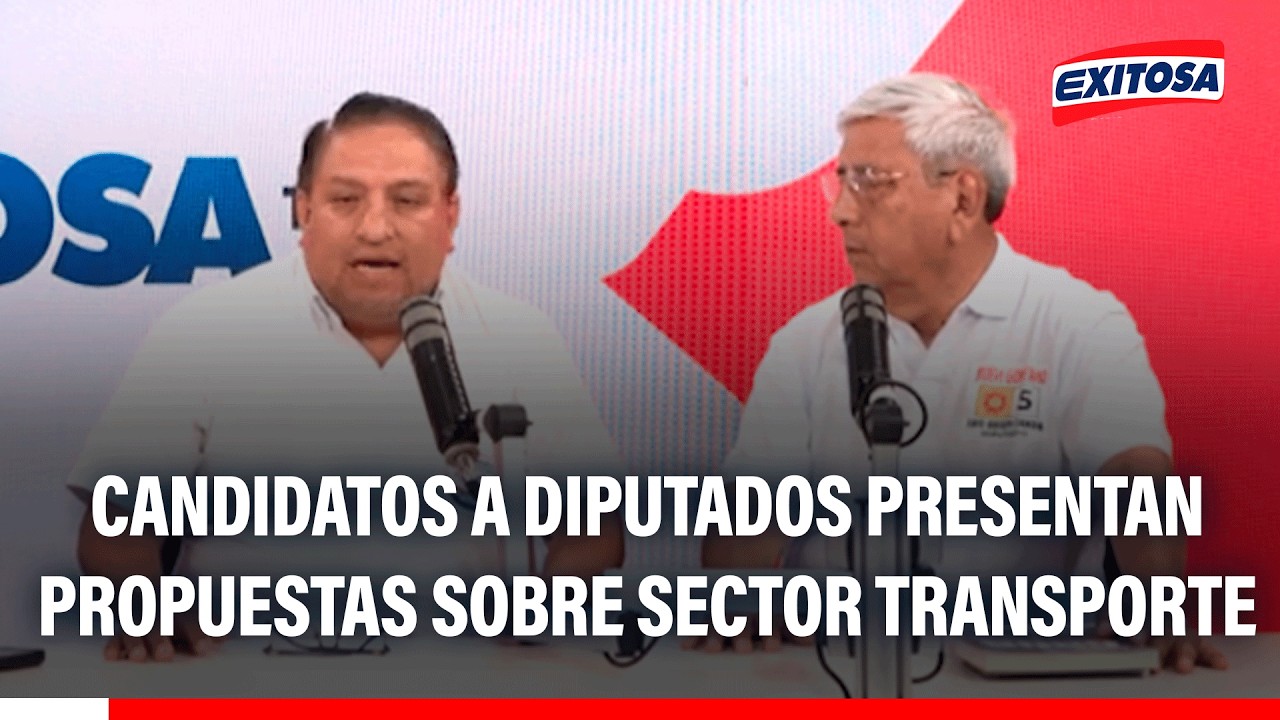 🔴🔵 Candidatos a diputados presentan propuestas sobre sector transporte