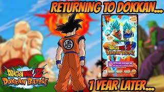 RETURNING TO DOKKAN 1 YEAR LATER... WHAT HAS CHANGED!? CAN I STILL BEAT EVENTS? DBZ DOKKAN BATTLE