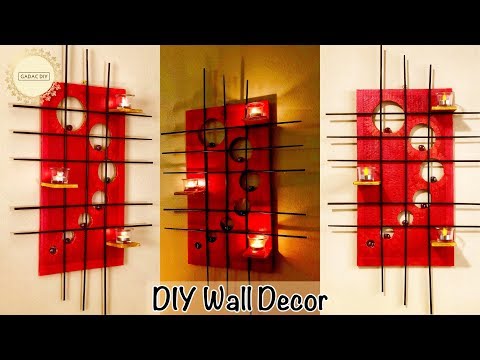 Wall hanging craft ideas with lights| gadac diy| Diy Crafts| Craft Ideas| home decorating ideas| diy Video