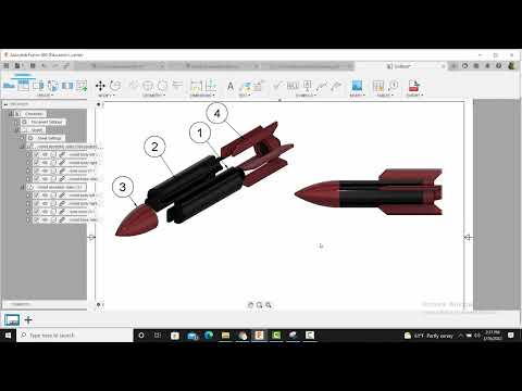 Using Fusion 360 to Create an Exploded View of the CO2 Rocket