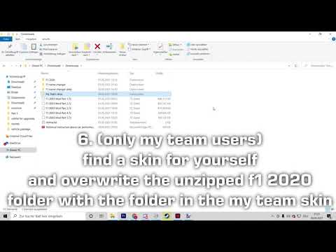 How to install the F1 2003 Mod for F1 2020