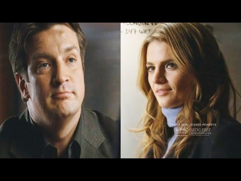 Castle 4x10 Moment: This is a postal  bar code -  Beckett Smiles &  Seems Proud of Castle's Solution