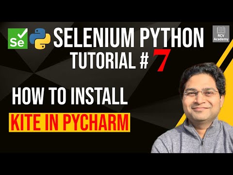 Selenium Python Tutorial 7 How to Install Kite in Pycharm