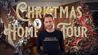 Christmas Home Tour - Christopher Hiedeman&#39;s Christmas Decorating - Historic Home Tour