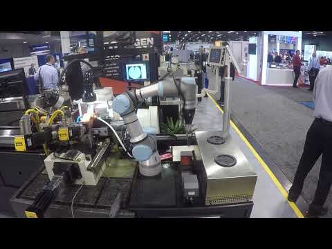 Machine Tending with a UR3 Robot
