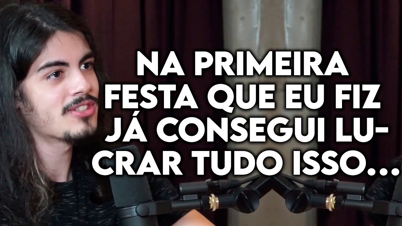 COMO GANHAR DINHEIRO FAZENDO FESTAS | Lutz Podcast