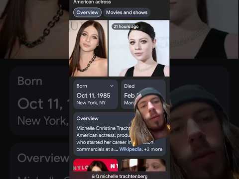 RIP Michelle Trachtenberg…❤️‍🩹 #foryou #homepage #celebrity #shorts #news #michelletrachtenberg