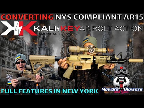 CONVERTING NEW YORK STATE COMPLIANT AR15 TO KALI KEY BOLT ACTION FOR FULL FEATURES SEMI AUTO DELETE