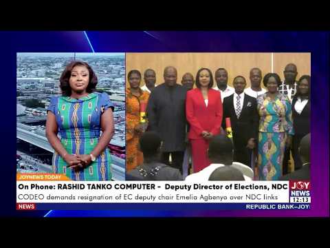 CODEO demands resignation of EC deputy chair Emelia Agbenyo over NDC links | JoyNews Today