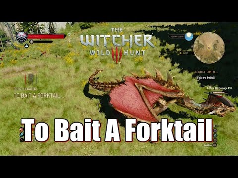 The Witcher 3 Wild Hunt To Bait A Forktail Walkthrough