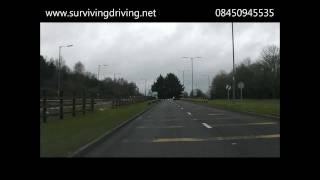 preview picture of video 'Right turn at Junction 42 towards Briton Ferry A48.wmv'