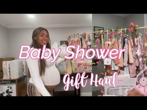 Baby Shower Gift Haul | 33 weeks pregnant | Nest With Me 