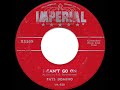 1955 Fats Domino - I Can’t Go On (Rosalie) - The45Prof 1955 Fats Domino - I Can’t Go On (Rosalie)