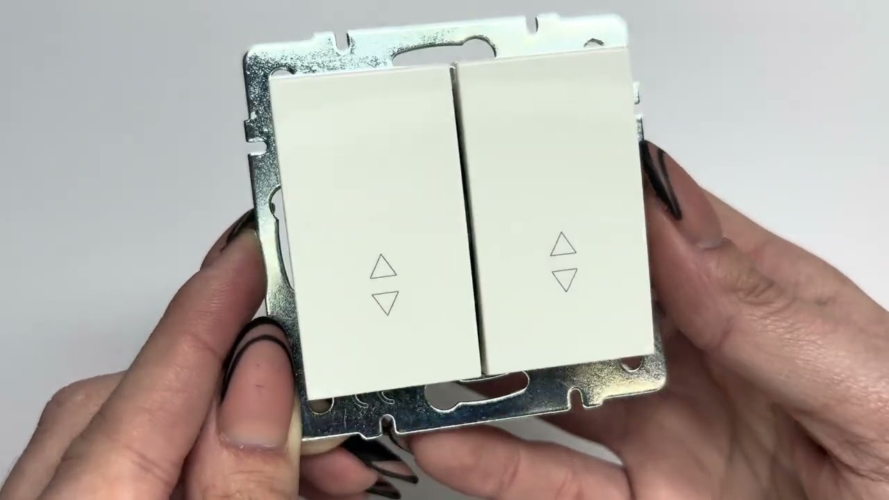 Выключатель проходной двухклавишный LEZARD Rain белый 703-0288-106