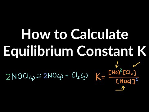 How to Calculate Equilibrium Constant K Value Practice Problems & Exampled Explained Step by Step