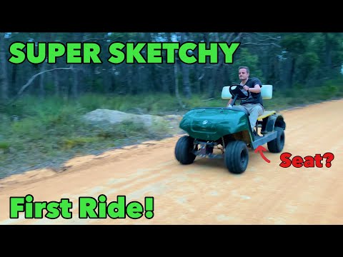 16+ HP 440cc SUPERCHARGED Golf Cart Build Part 2 First Ride!