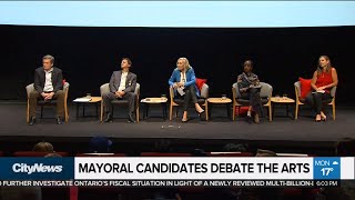 Mayoral candidates debate the arts