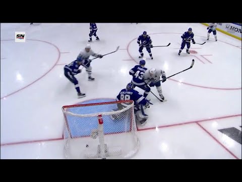 John Tavares scores against Vasilevskiy and Lightning in game 6 OT, Leafs in 2nd round (2023)