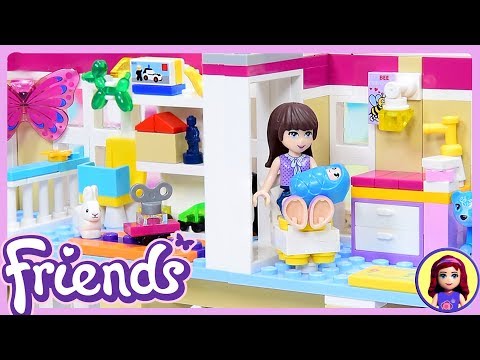 Lego Friends Custom Baby Nursery & Play Room for Triplets DIY Build