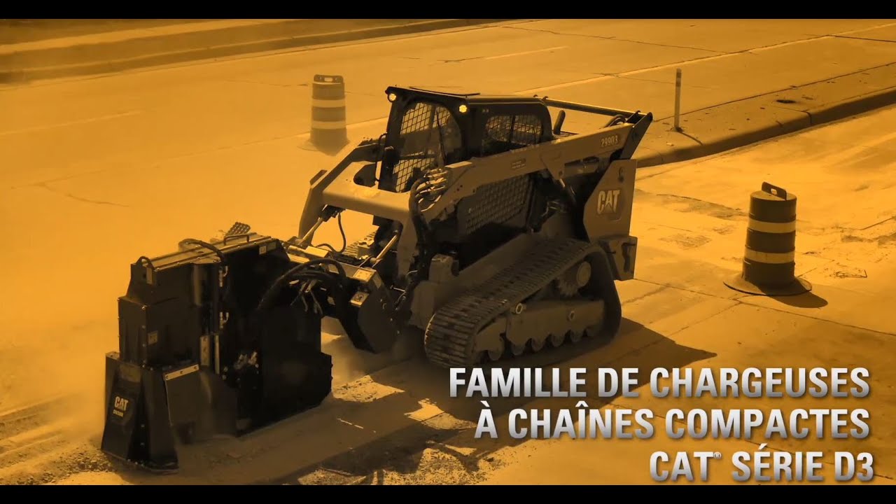 Chargeuse à chaînes compacte de la série D3 Cat® | Caractéristiques et avantages