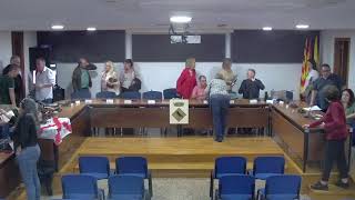 Ple de l'Ajuntament de Corbera de Llobregat.  14 d'octubre de 2025
