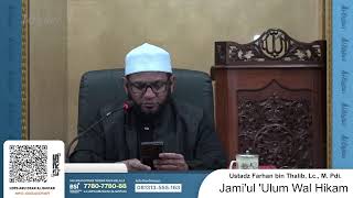 Download lagu Jami'ul 'Ulum Wal Hikam | Ustadz Farhan bin Thalib, Lc., M. Pdi. mp3 Download lagu Jami'ul 'Ulum Wal Hikam | Ustadz Farhan bin Thalib, Lc., M. Pdi. mp3