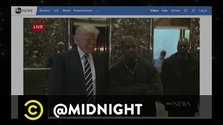 Donald Trump and Kanye West's Distracting Friendship - @midnight with Chris Hardwick