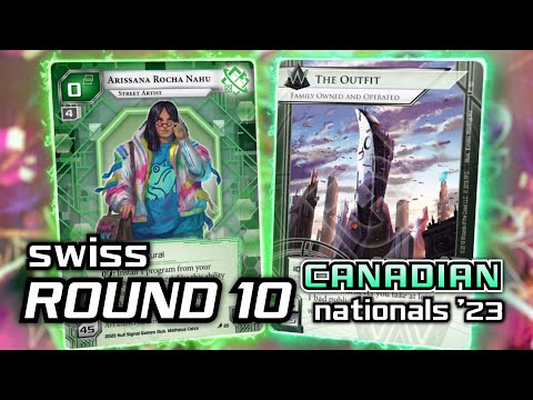Netrunner Canadian Nationals 2023: Swiss Round 10 - Android: Netrunner