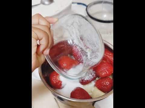 Strawberry Banana Smoothie with twist of Vanilla ice cream