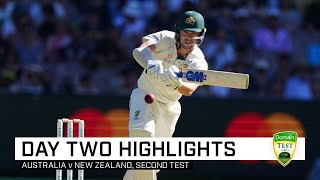 Cummins, Pattinson strike to put Aussies on top | Second Domain Test v New Zealand