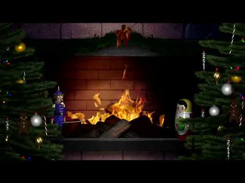 Noche de Paz ❄ Con Chimenea ❄ Villancicos de Navidad - Música de navidad relajante - Música Navideña