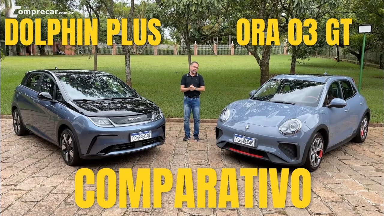 Comparativo: BYD Dolphin Plus x GWM Ora 03 GT - Qual 100% elétrico é melhor?