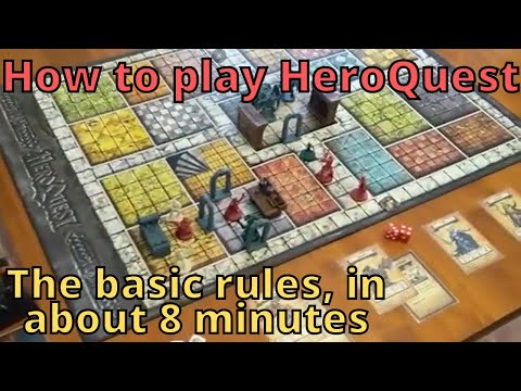 How to play HeroQuest: The rules in about 8 minutes. 2023 Edition!