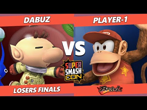 SSC Fall Fest SSBB Losers Finals - Dabuz (Olimar) Vs. Player-1 (Diddy Kong) Smash Brawl Tournament