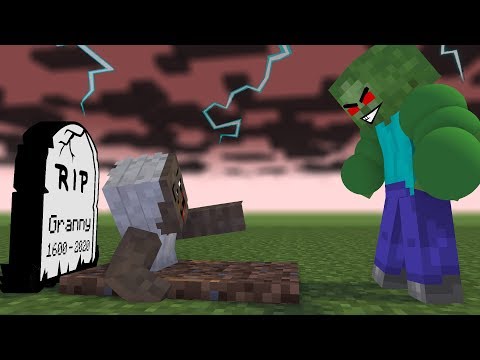 GRANNY VS BAD GUY (RIP GRANNY) MONSTER SCHOOL