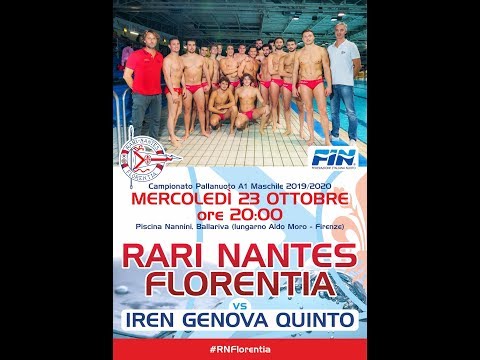 Pallanuoto A1 Maschile - Rari Nantes Florentia Vs Iren Genova Quinto