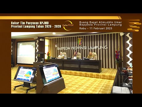  Rapat Koordinasi Tim Penyusun RPJMD Provinsi Lampung Tahun 2025-2029