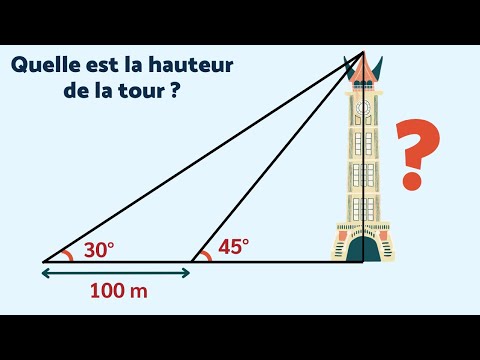 Find the height of the tower - NO CALCULATOR NEEDED 🤨