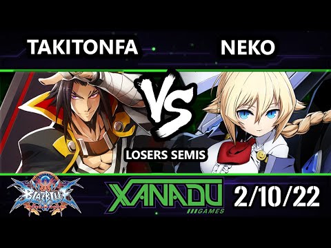 F@X 443 Losers Semis - Takitonfa (Kagura) Vs. Neko (Es) BlazBlue: Central Fiction