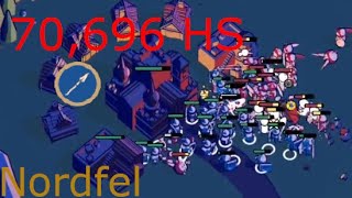 Thronefall | Nordfels | 70,696 High Score | 9 Mutators | v1.42