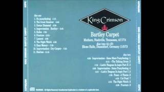 King Crimson "Fracture" (1974.4.17) Nashville, Tennessee, USA