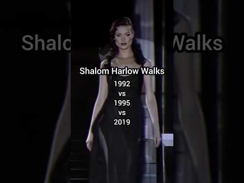 Shalom Harlow Walks #fashion #fashionshow #model #modeling #runway #runwayshow #runwaymodel