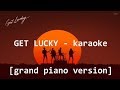 Get Lucky - karaoke (grand piano version)